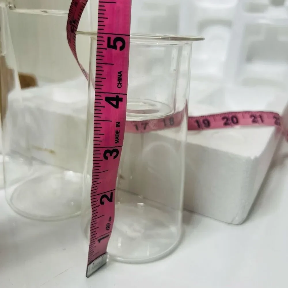 Party Lite Symmetry Trio Clear Glass Candle Holders Used in Box Opened Retired - Picture 9 of 13